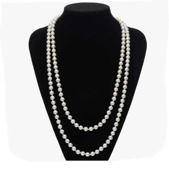 Flapper Dress, V Neck  dress , Gatsvy Dress  and accessories - Picture 4 of 4